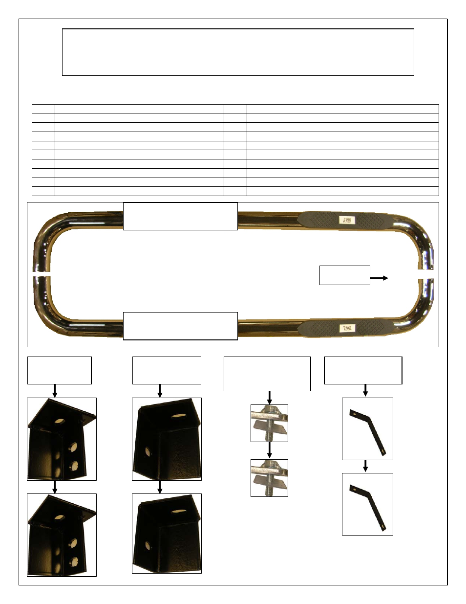 Aries Automotive 205000-2 User Manual | 3 pages