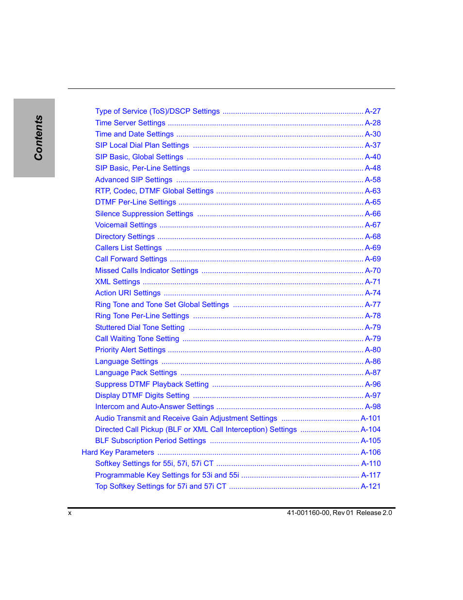 Aastra Telecom SISIP 57I CT User Manual | Page 10 / 602