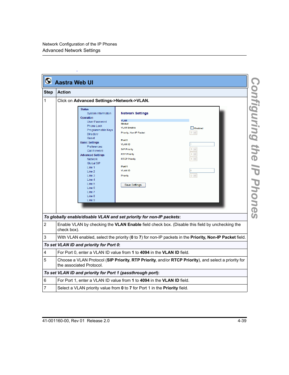 Configuring the ip phones | Aastra Telecom SISIP 57I CT User Manual | Page 105 / 602