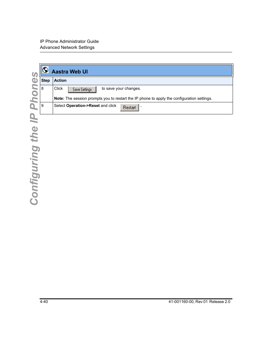 Configuring the ip phones | Aastra Telecom SISIP 57I CT User Manual | Page 106 / 602