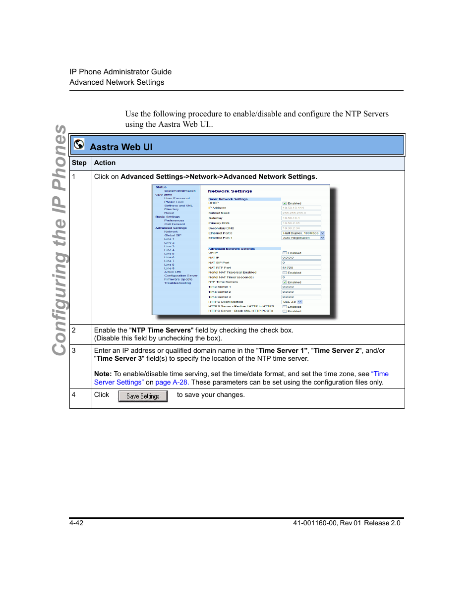 Configuring the ip phones | Aastra Telecom SISIP 57I CT User Manual | Page 108 / 602