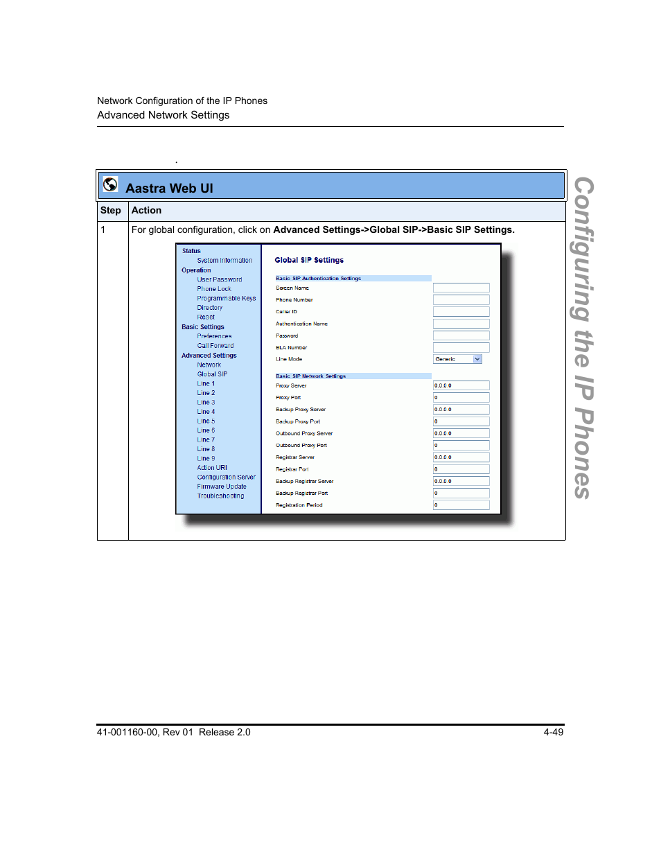 Configuring the ip phones | Aastra Telecom SISIP 57I CT User Manual | Page 115 / 602