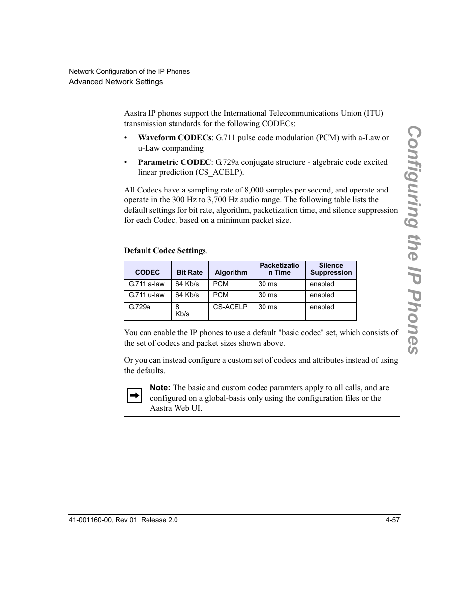 Configuring the ip phones | Aastra Telecom SISIP 57I CT User Manual | Page 123 / 602