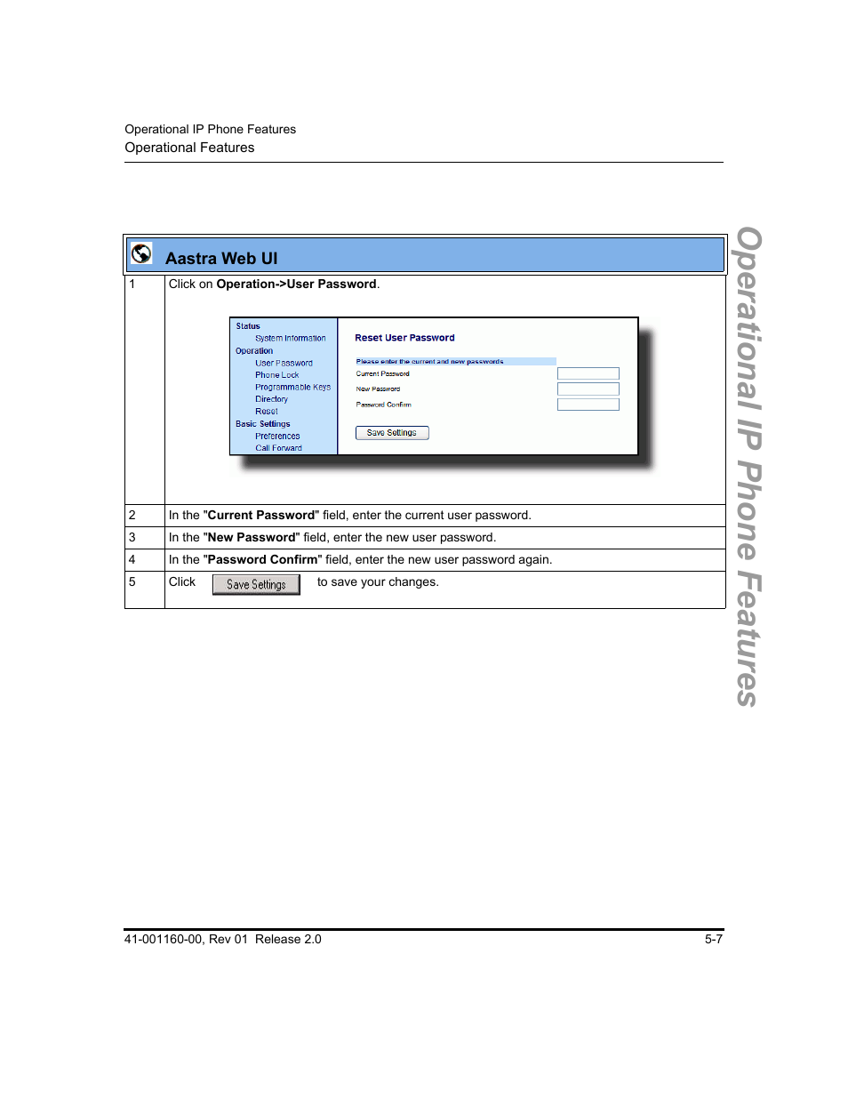 Operational ip phone features | Aastra Telecom SISIP 57I CT User Manual | Page 135 / 602