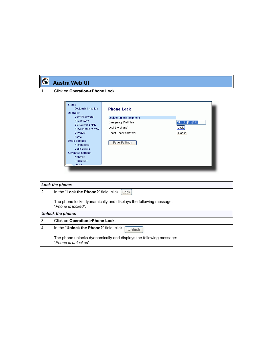 Aastra web ui | Aastra Telecom SISIP 57I CT User Manual | Page 138 / 602