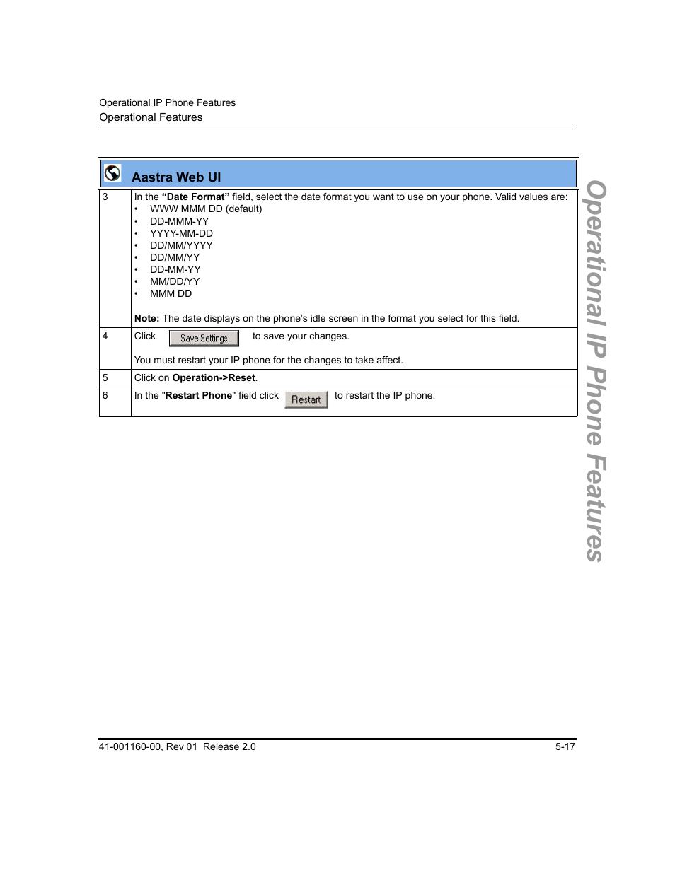 Operational ip phone features | Aastra Telecom SISIP 57I CT User Manual | Page 145 / 602