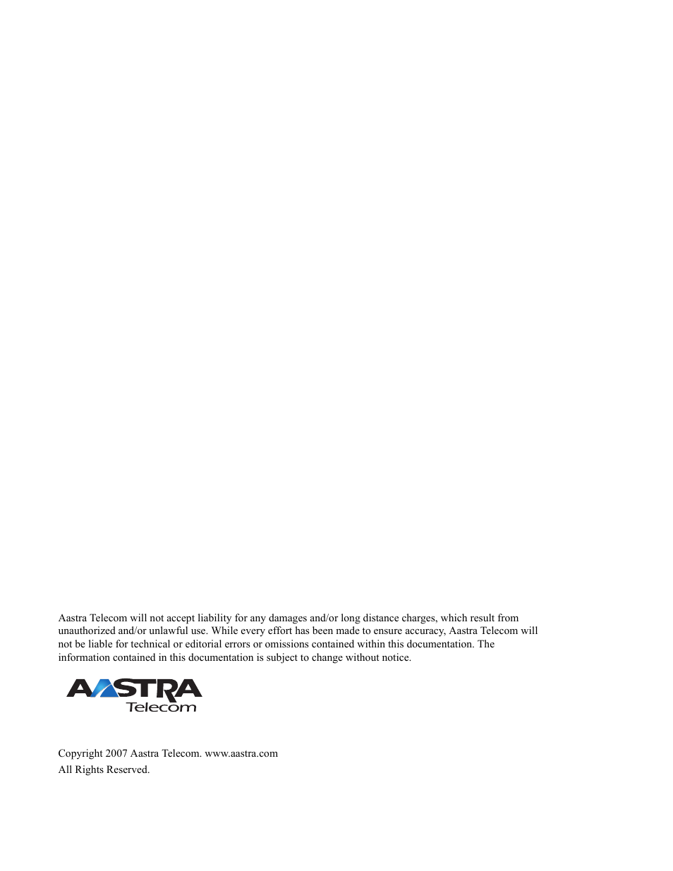 Aastra Telecom SISIP 57I CT User Manual | Page 2 / 602