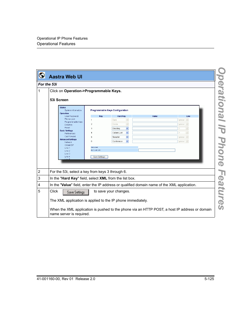 Operational ip phone features | Aastra Telecom SISIP 57I CT User Manual | Page 253 / 602