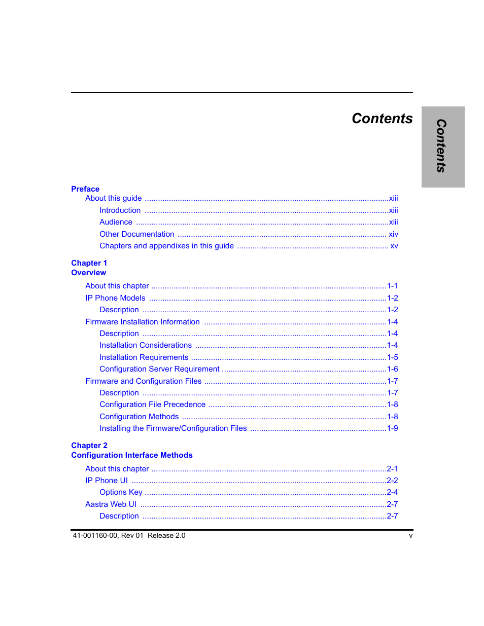 Aastra Telecom SISIP 57I CT User Manual | Page 5 / 602