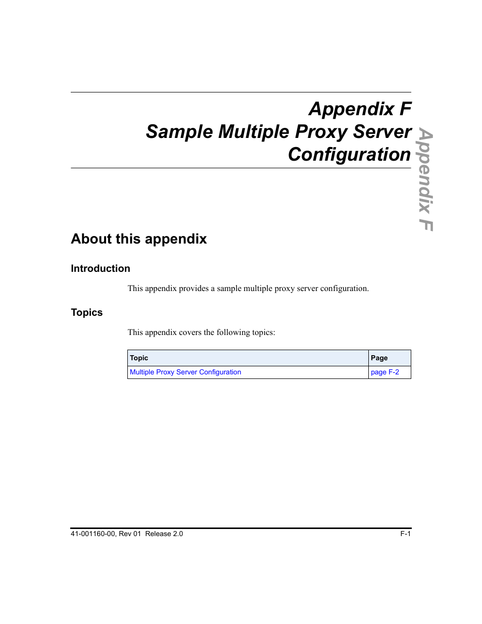 About this appendix, Appendix f | Aastra Telecom SISIP 57I CT User Manual | Page 537 / 602