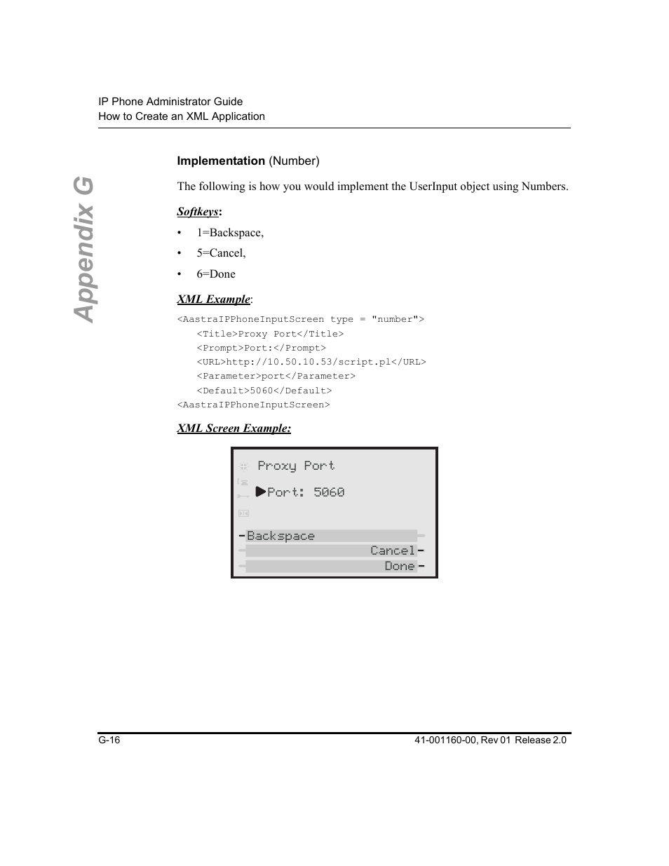 Implementation (number), Appendix g | Aastra Telecom SISIP 57I CT User Manual | Page 556 / 602