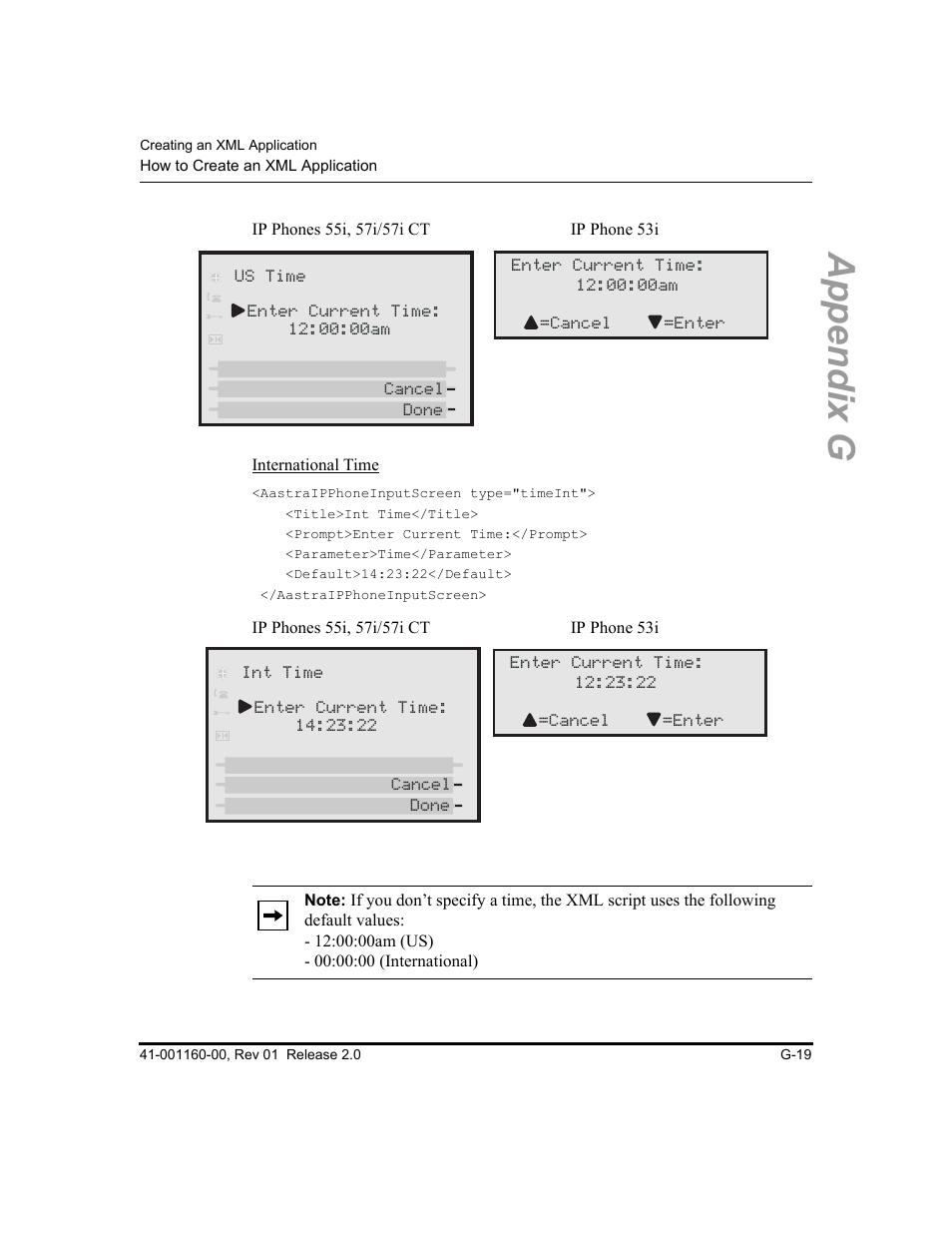 Appendix g | Aastra Telecom SISIP 57I CT User Manual | Page 559 / 602