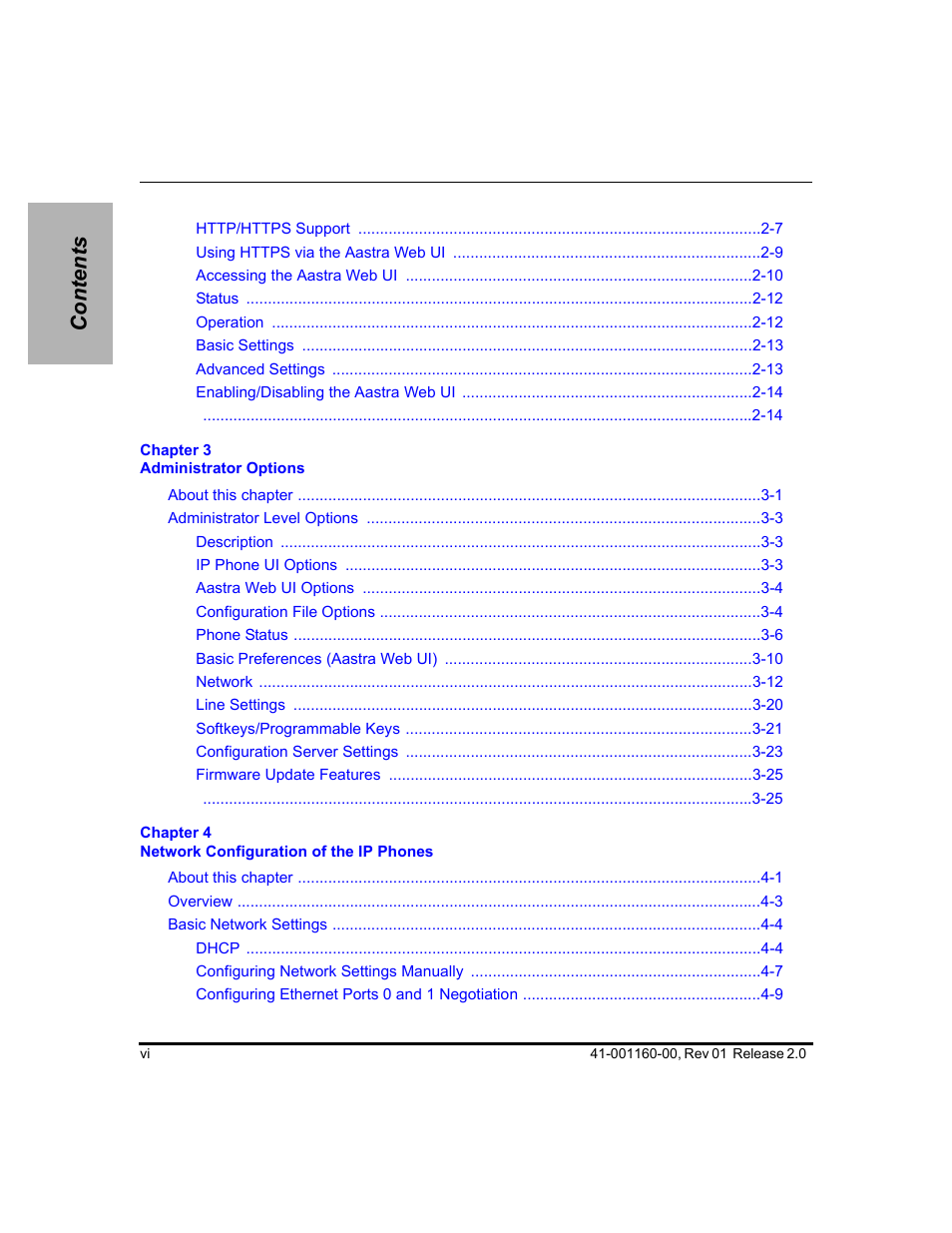 Aastra Telecom SISIP 57I CT User Manual | Page 6 / 602