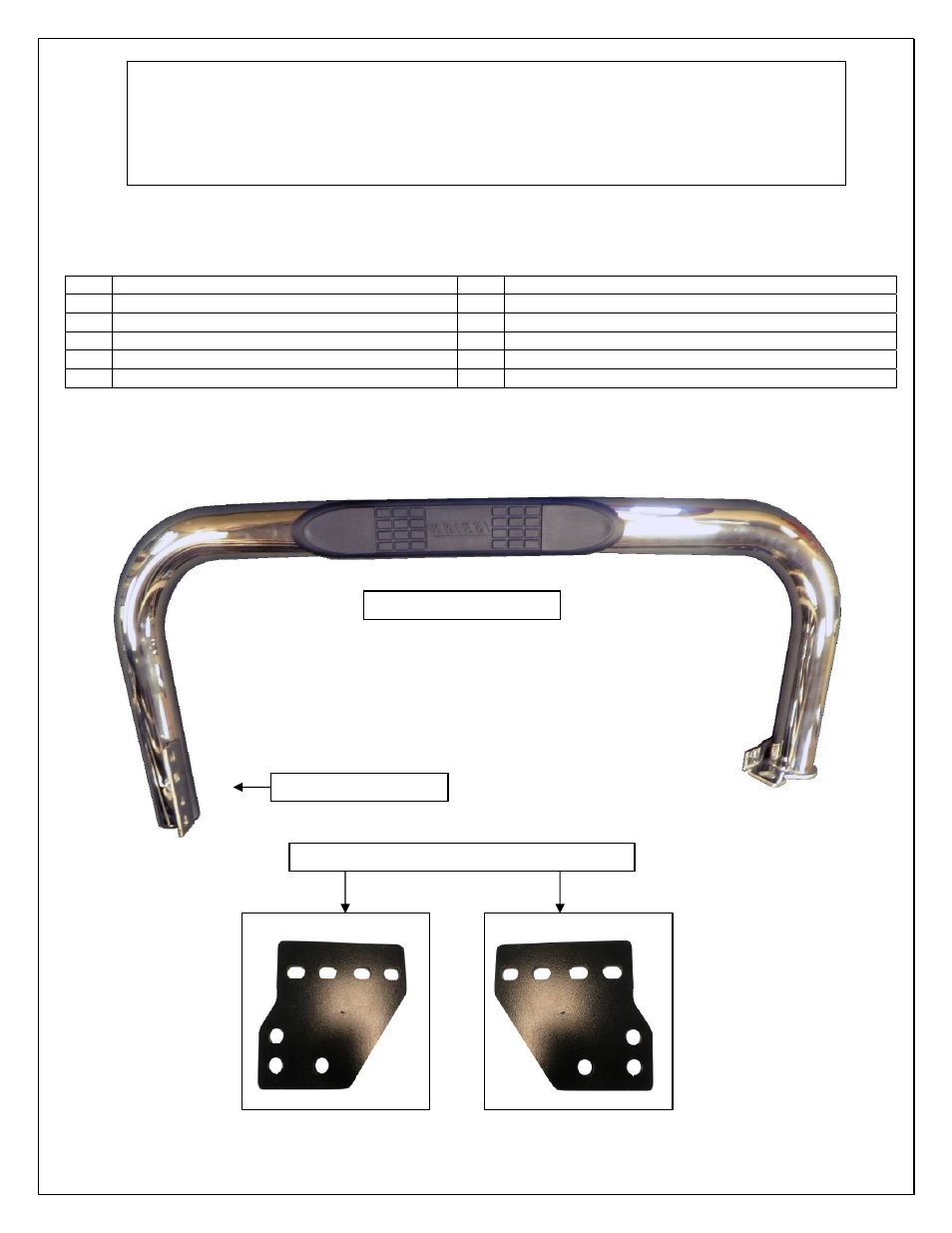 Aries Automotive 203038-2 User Manual | 3 pages