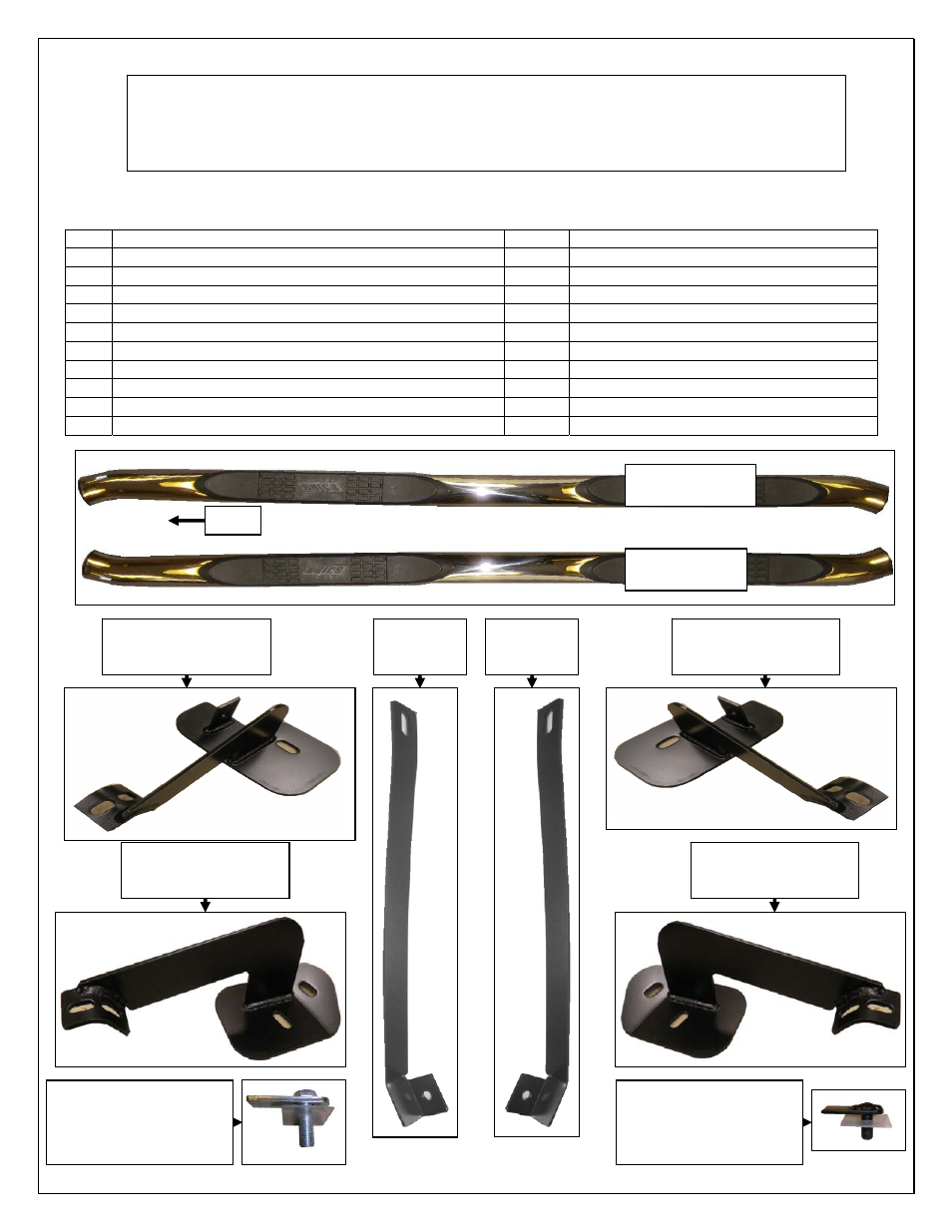 Aries Automotive 203041-2 User Manual | 4 pages