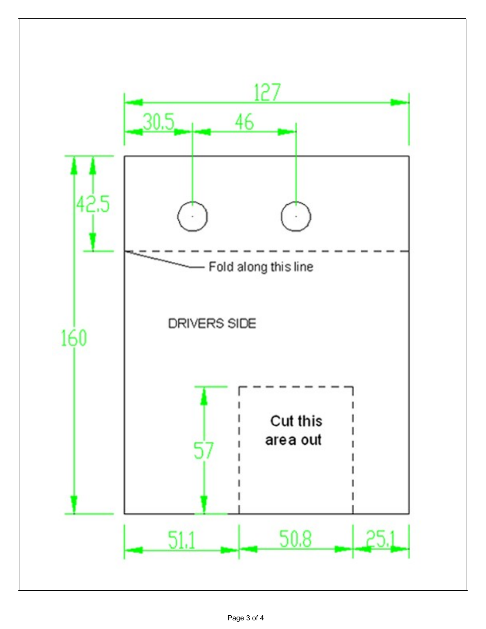 Aries Automotive 206010-2 User Manual | Page 3 / 4