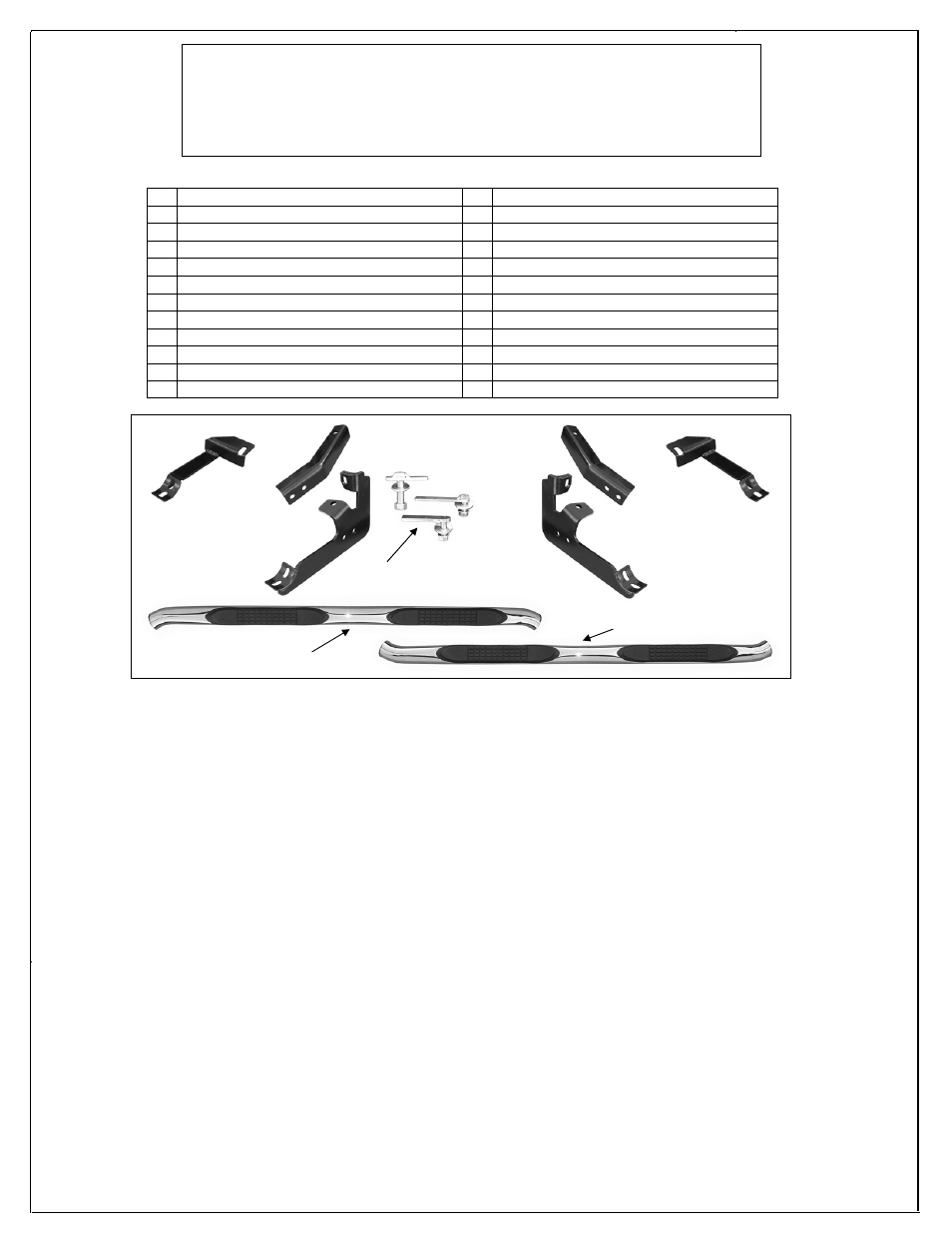 Aries Automotive 206008-2 User Manual | 2 pages