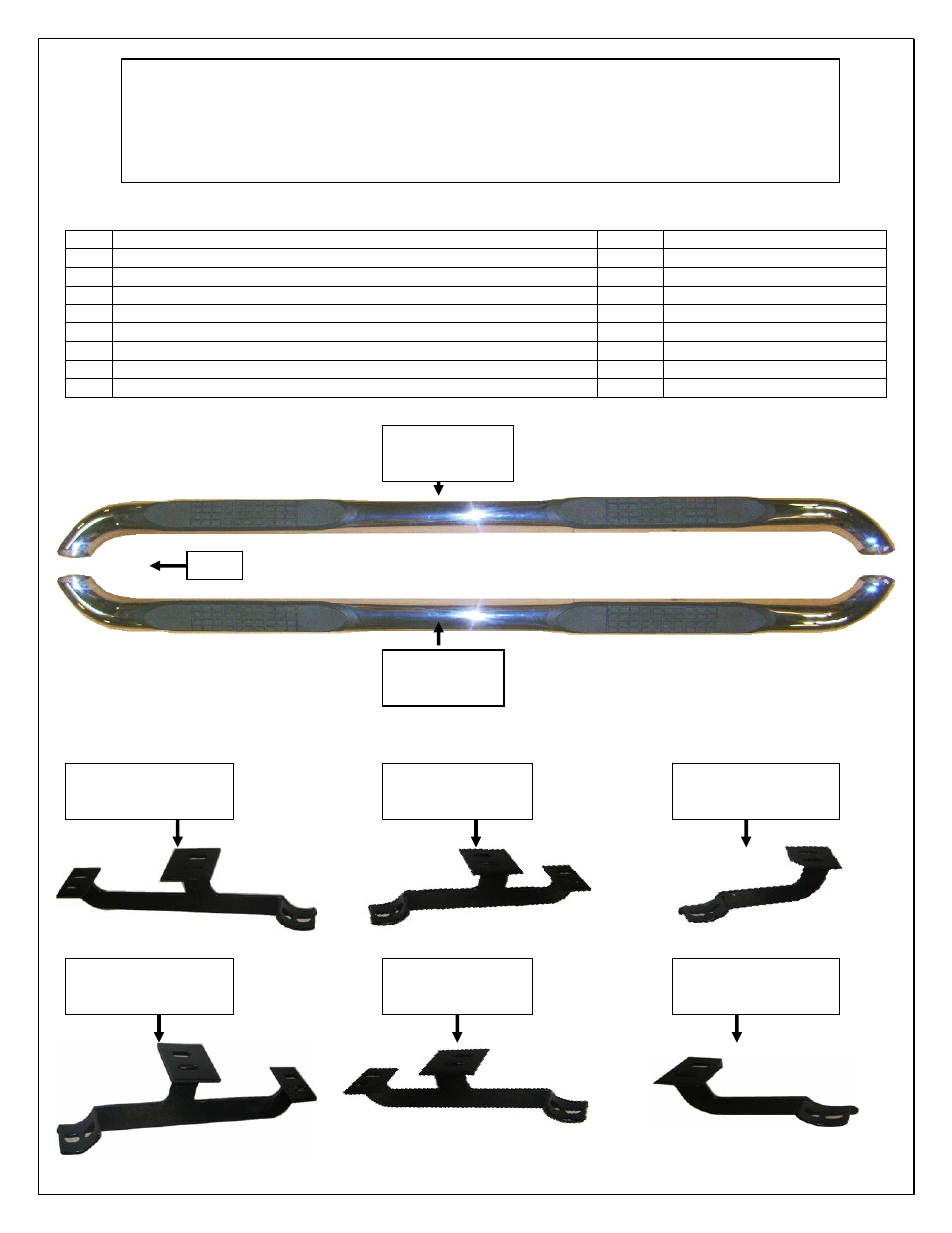 Aries Automotive 206005-2 User Manual | 3 pages