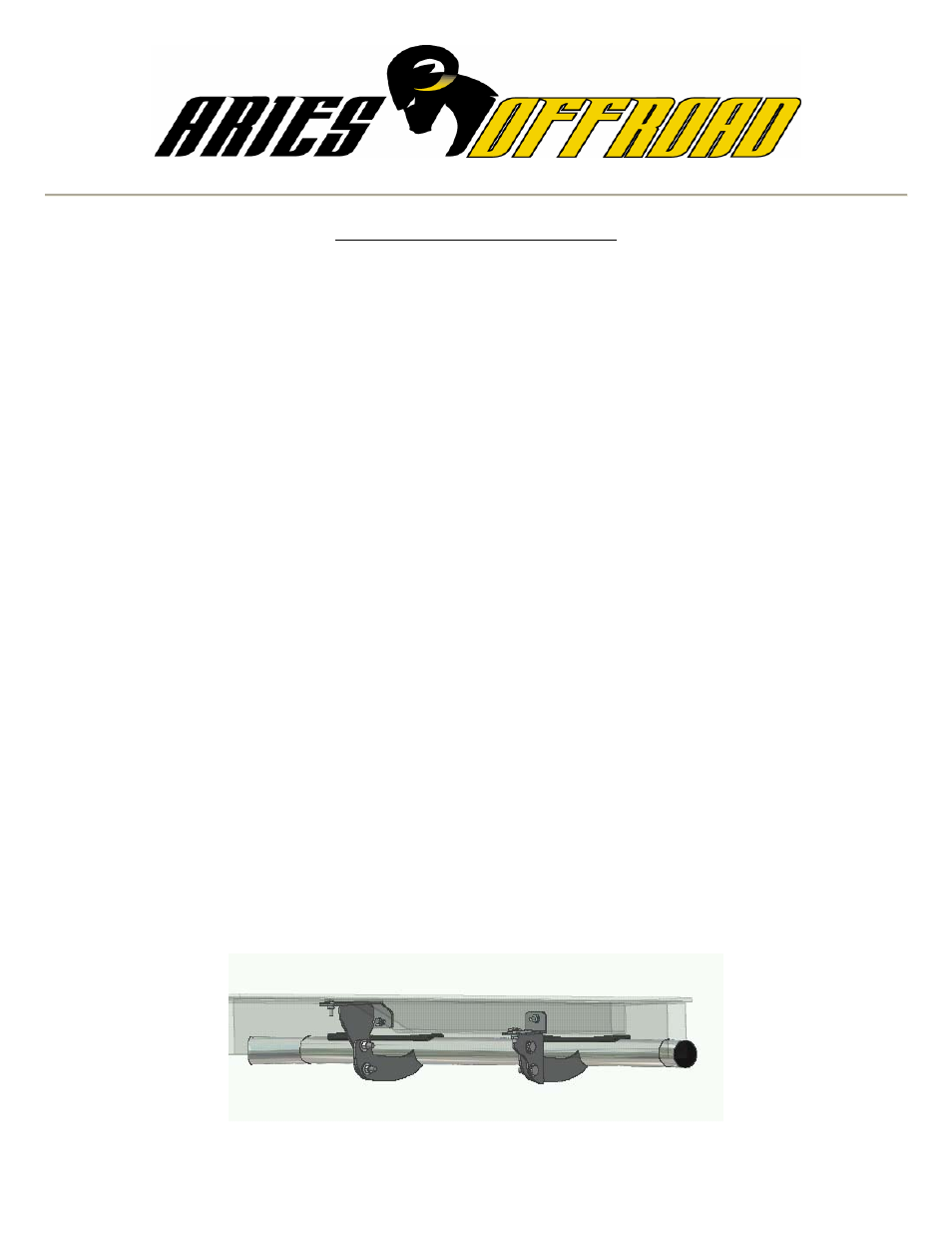 Aries Automotive 207001-2 User Manual | 2 pages