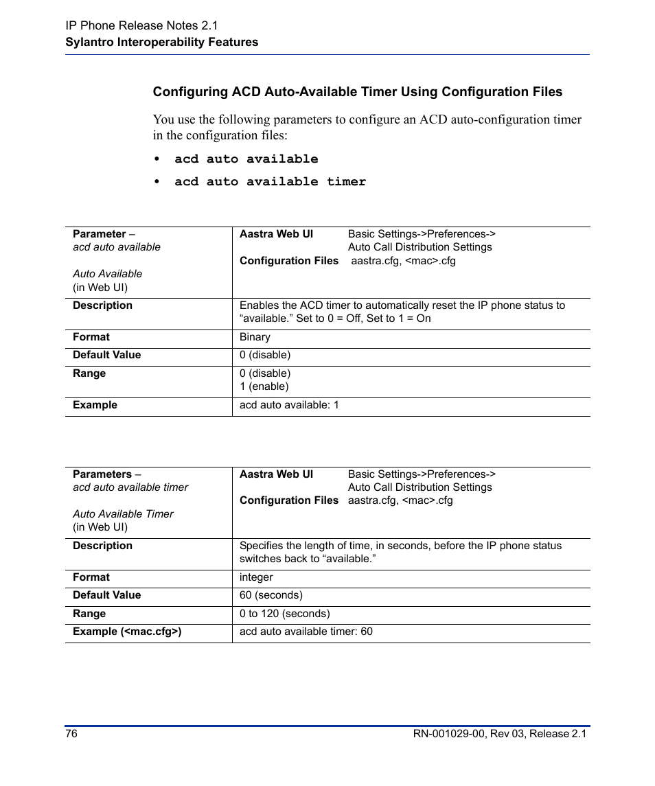Aastra Telecom 53I User Manual | Page 82 / 124