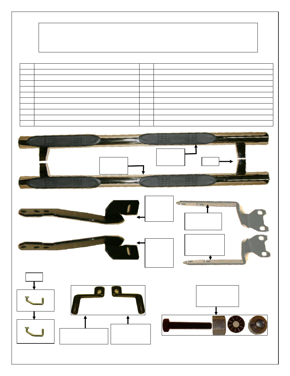 Aries Automotive 200801-2 User Manual | 5 pages