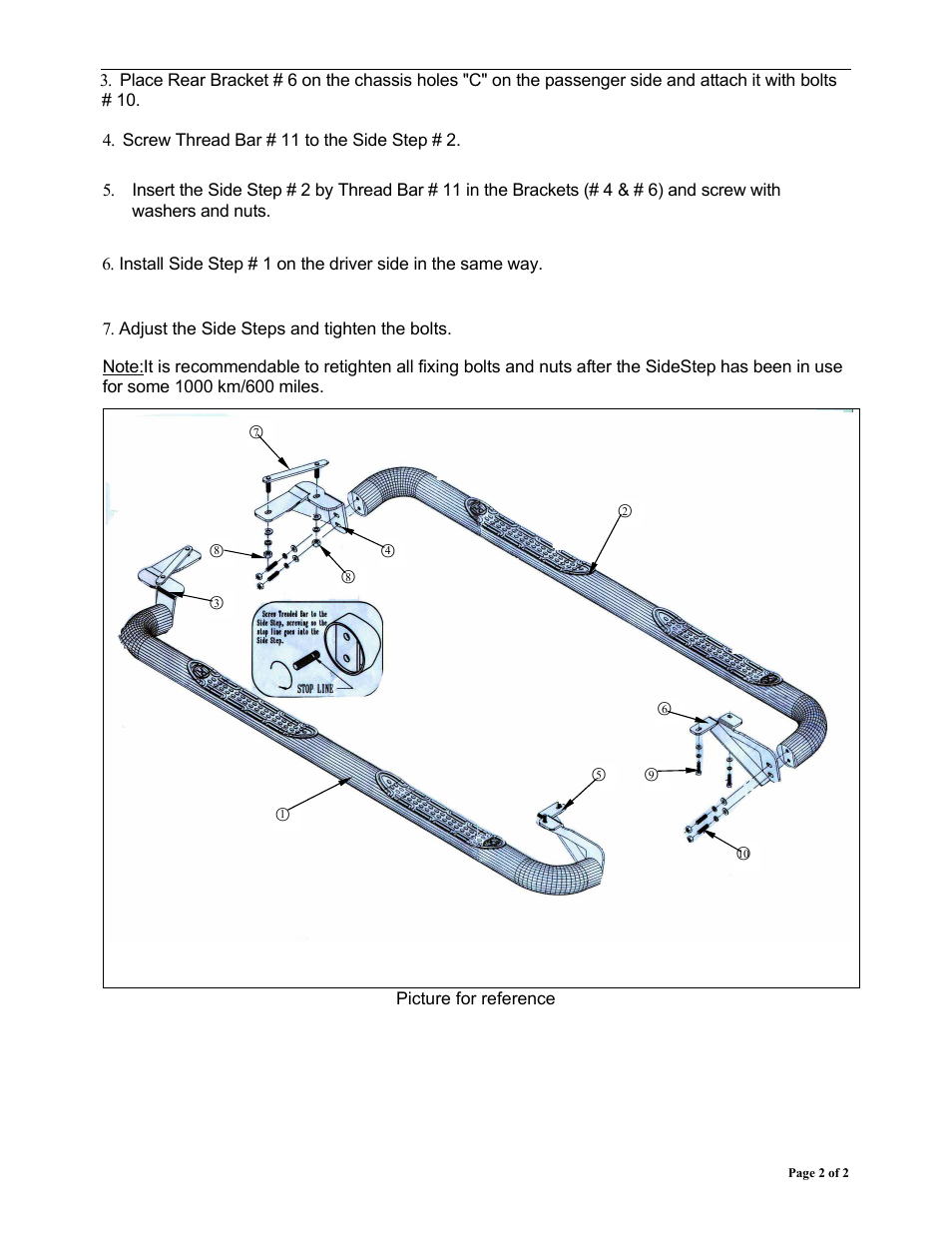 Aries Automotive 200008-2 User Manual | Page 2 / 2