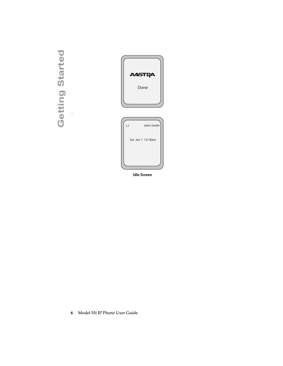 Getting started | Aastra Telecom 55i IP Phone User Manual | Page 12 / 152