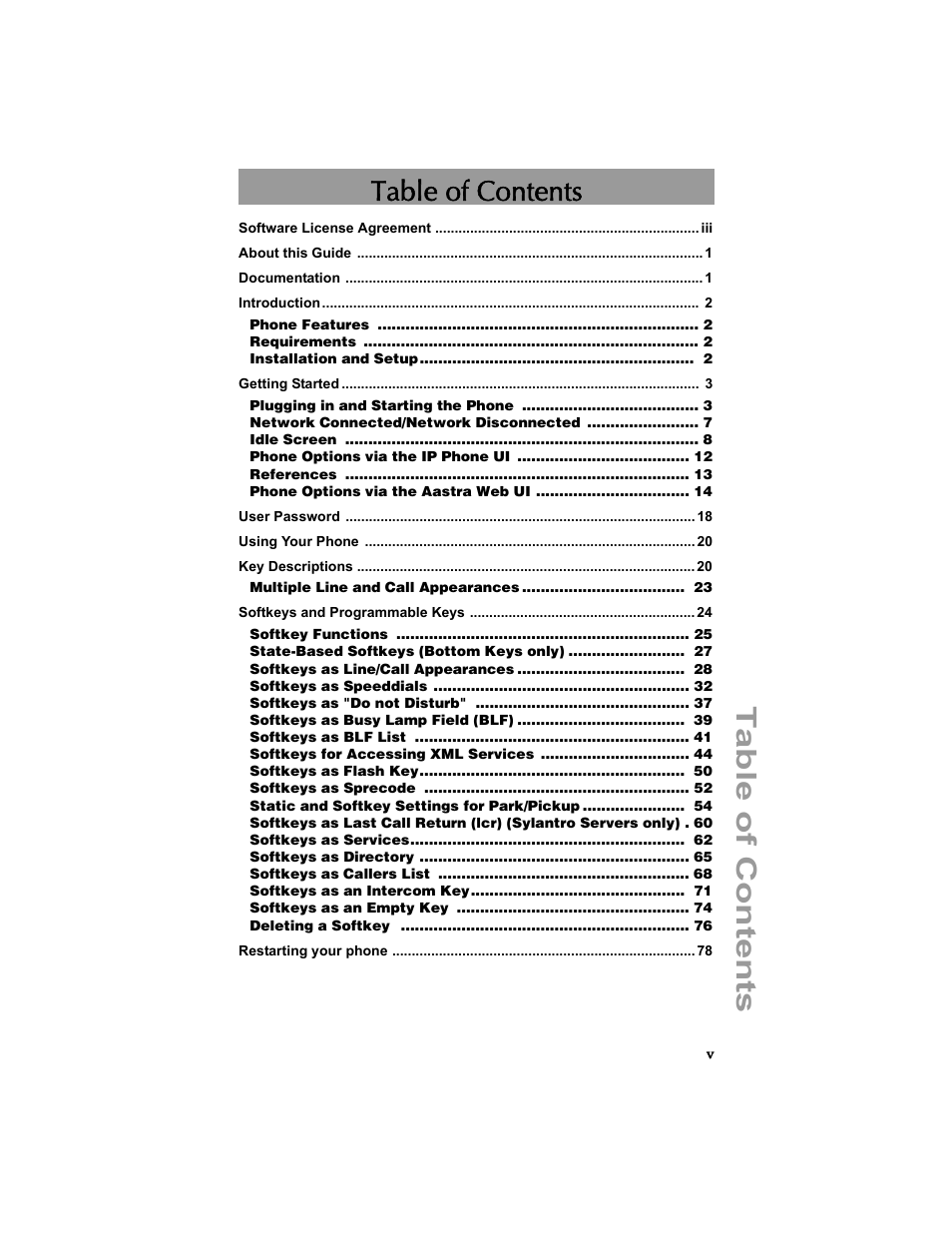 Aastra Telecom 55i IP Phone User Manual | Page 5 / 152