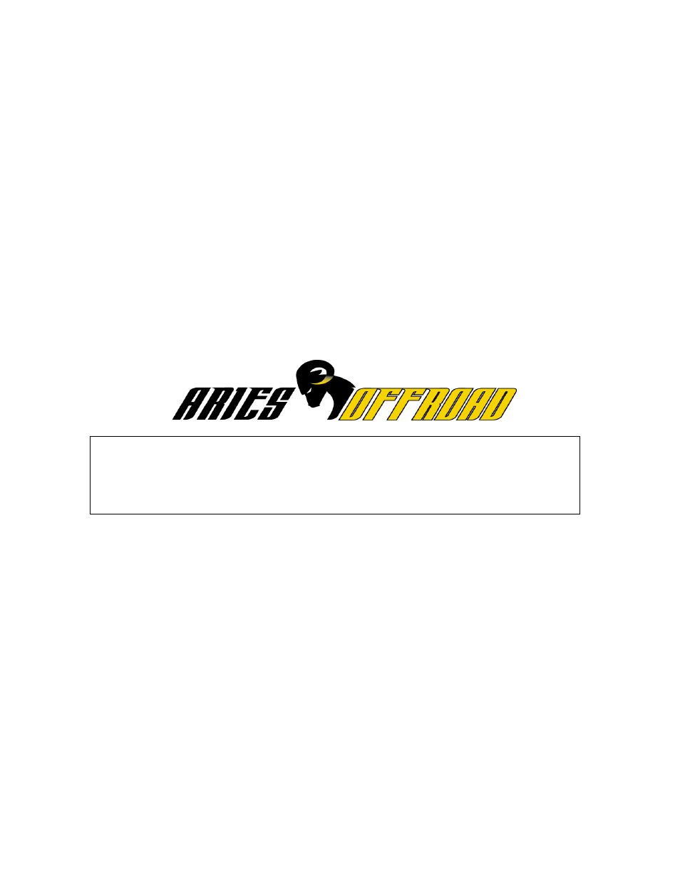 Aries Automotive 202018-2 User Manual | 5 pages