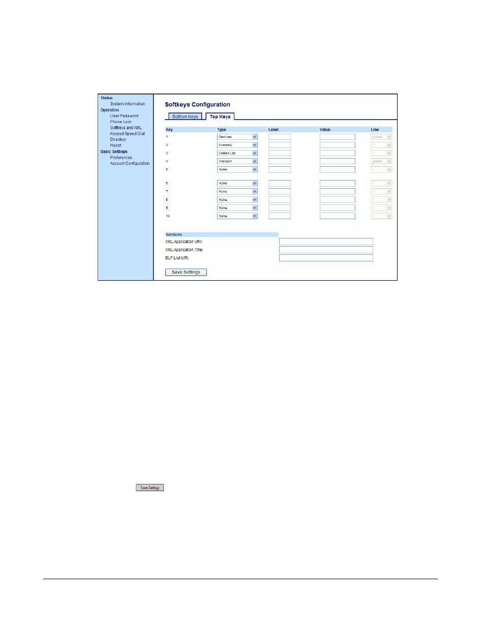 Line keys and softkeys | Aastra Telecom 6757I User Manual | Page 144 / 276