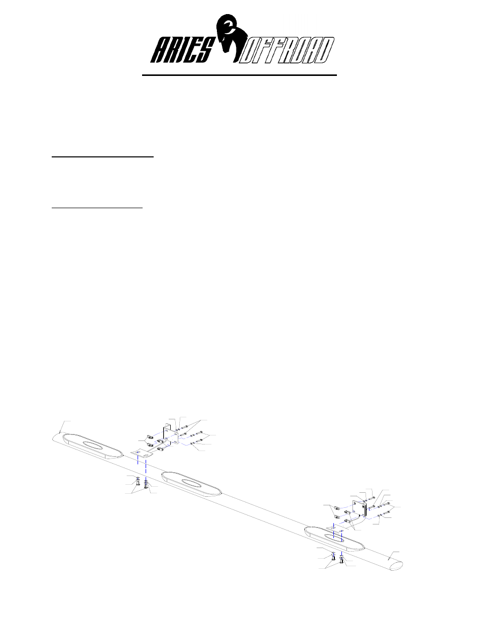 Aries Automotive 363006-2 User Manual | 1 page