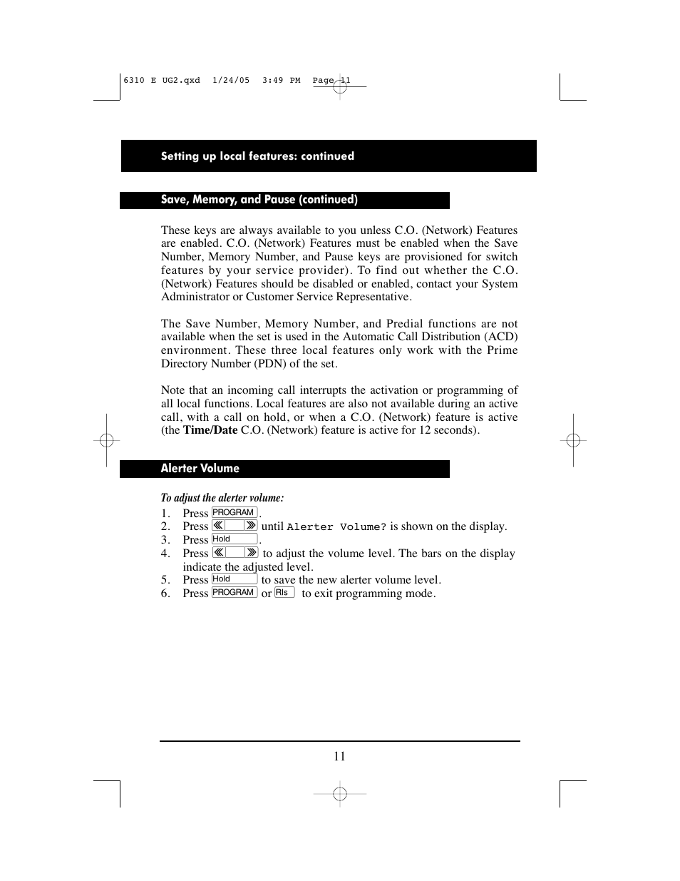 Aastra Telecom M6310 User Manual | Page 13 / 32