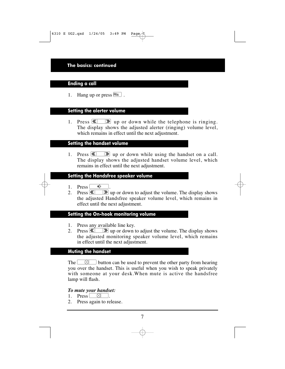 Aastra Telecom M6310 User Manual | Page 9 / 32