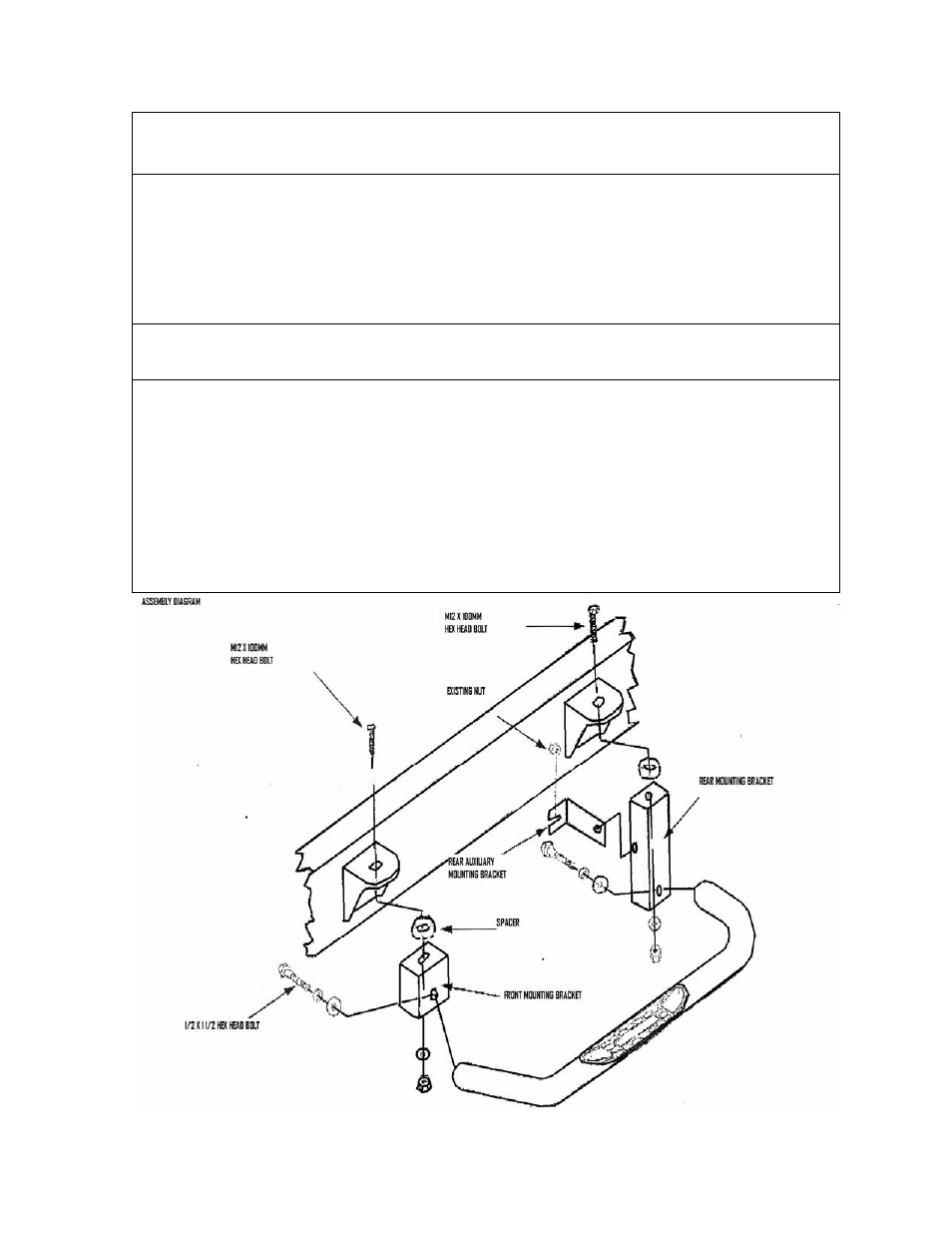 Aries Automotive 203002 User Manual | 1 page