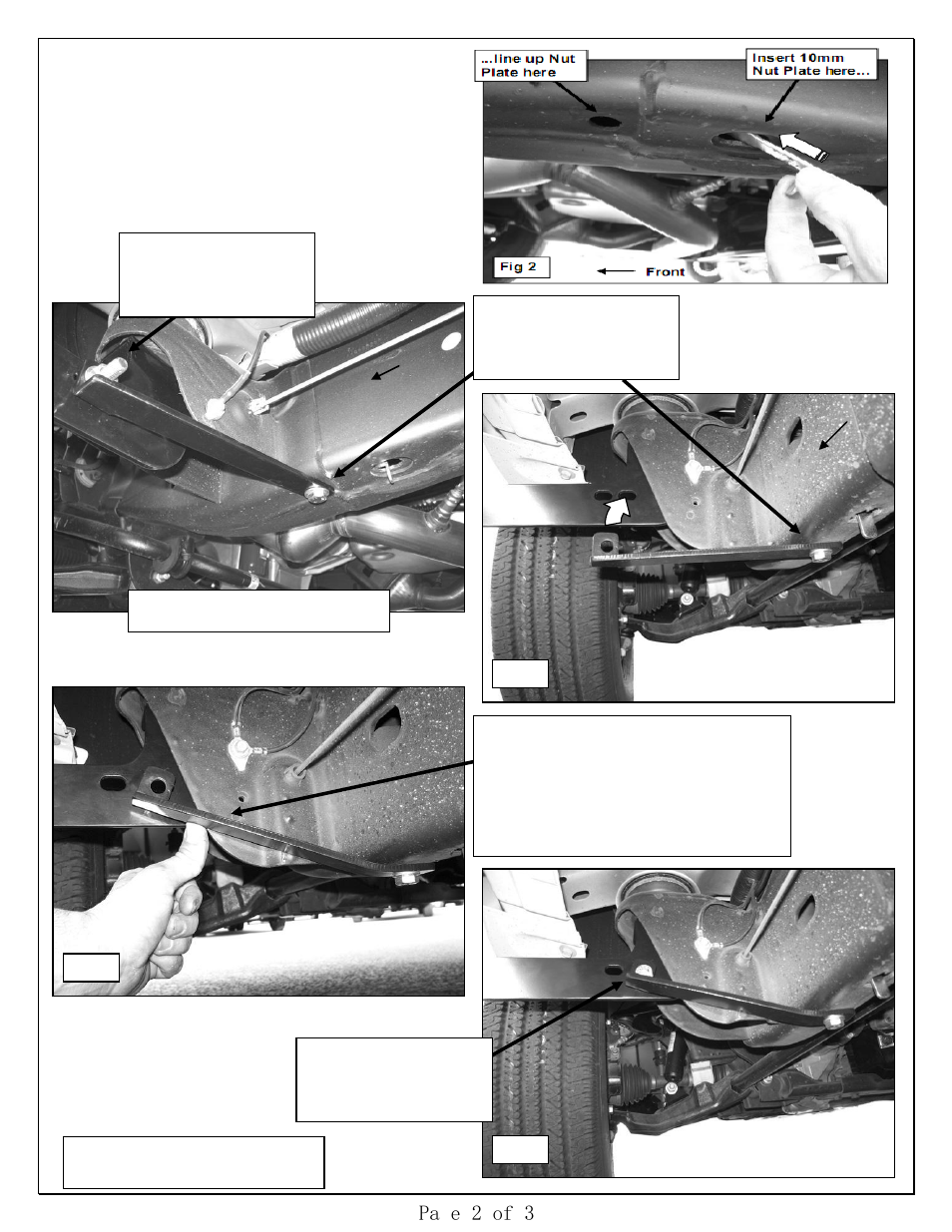 Pa e 2 of 3 | Aries Automotive 4492 User Manual | Page 2 / 3