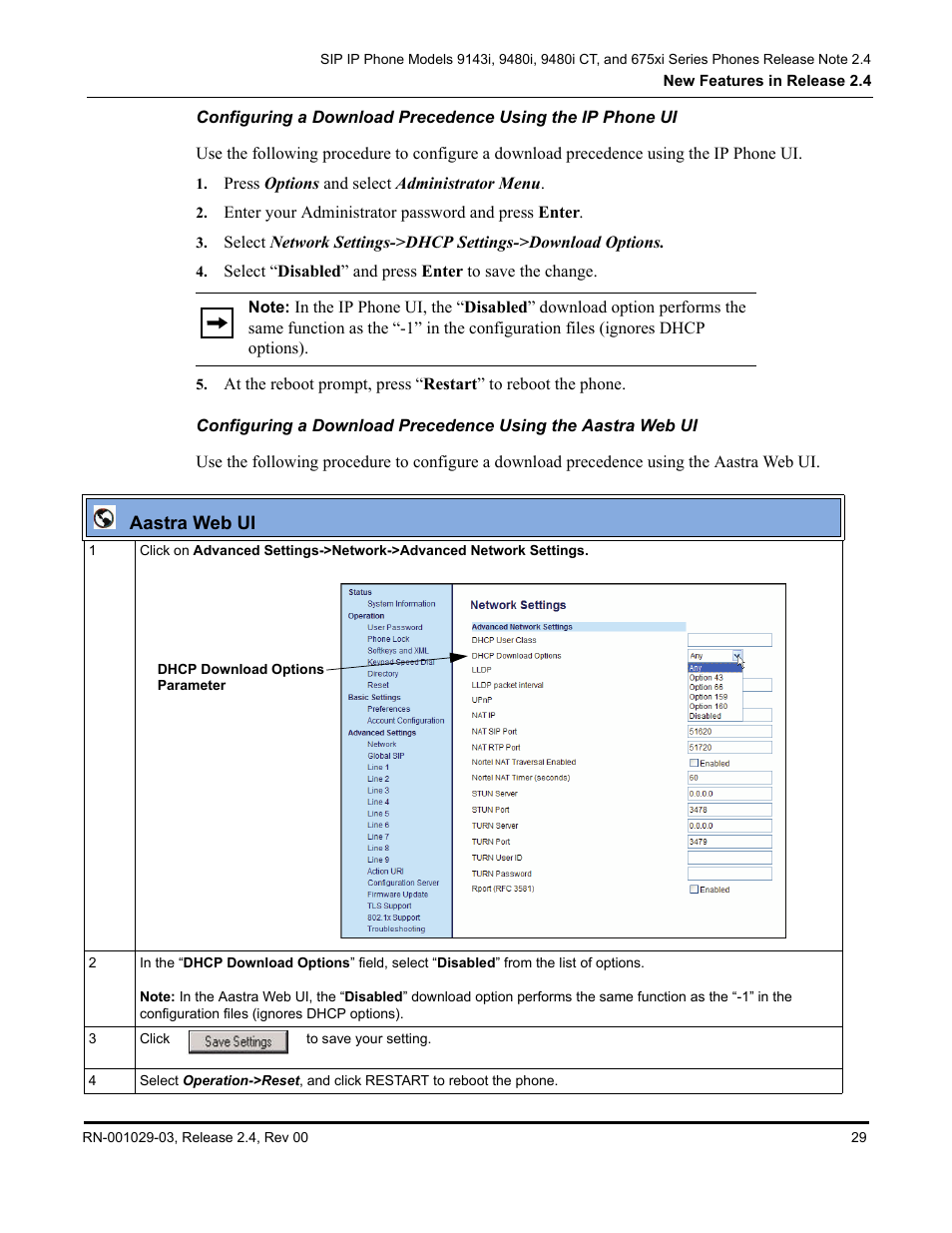 Aastra Telecom 675xi Series User Manual | Page 33 / 52