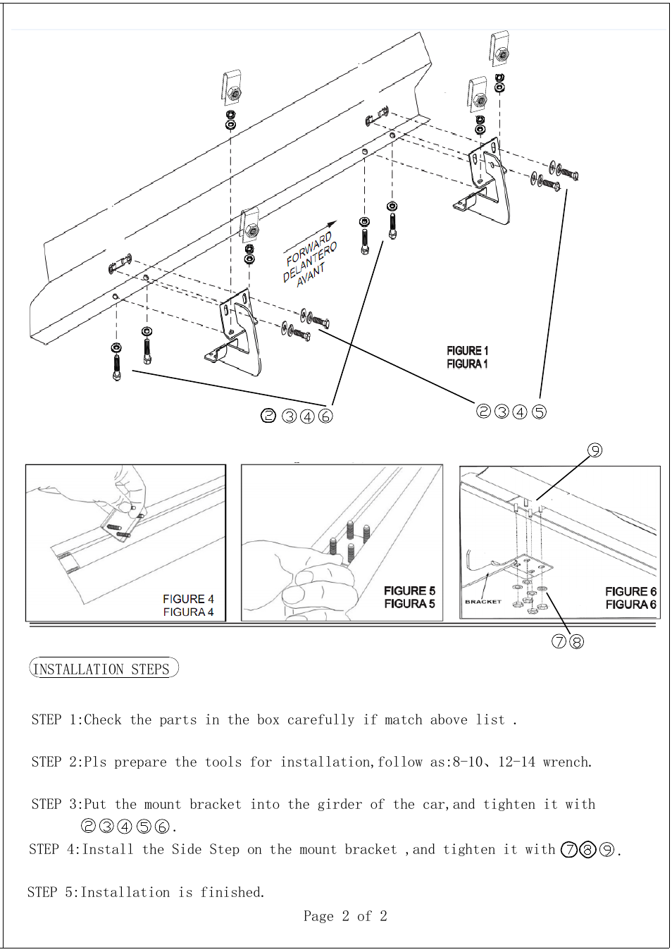 Aries Automotive 4504 User Manual | Page 2 / 2