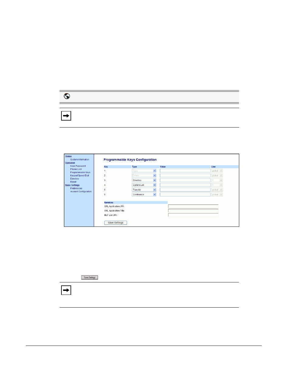 Phone lock key, Configuring a phone lock key, Line keys and programmable keys | Aastra Telecom 6753I User Manual | Page 112 / 226