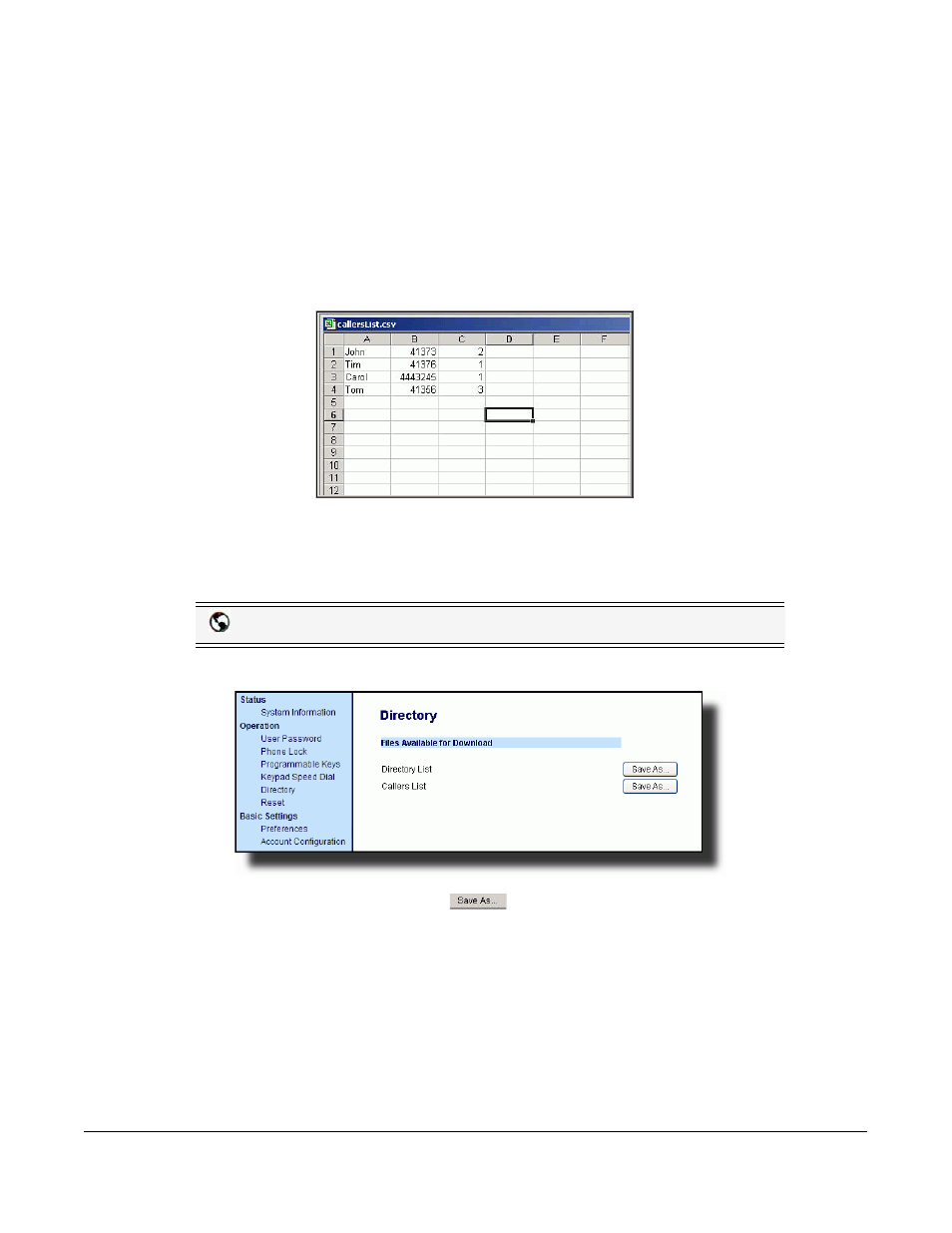Downloading the callers list to your pc, Download the callers list, Managing calls | Aastra Telecom 6753I User Manual | Page 147 / 226