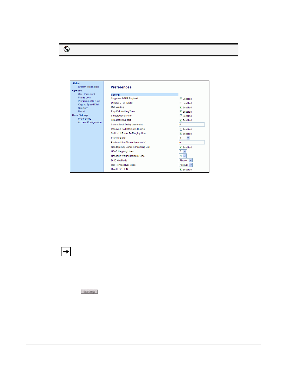 Configuring dnd using the aastra web ui, Managing calls | Aastra Telecom 6753I User Manual | Page 150 / 226