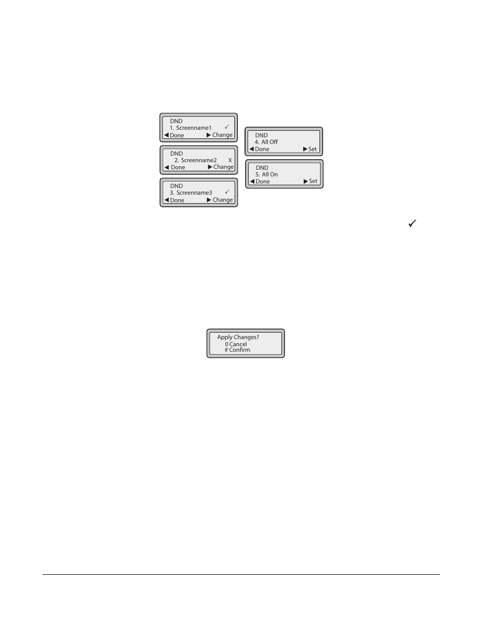 Dnd in custom mode, Call forward account-based configuration, Call forward | Account-based configuration, Call forward account-based, Configuration, Managing calls | Aastra Telecom 6753I User Manual | Page 153 / 226