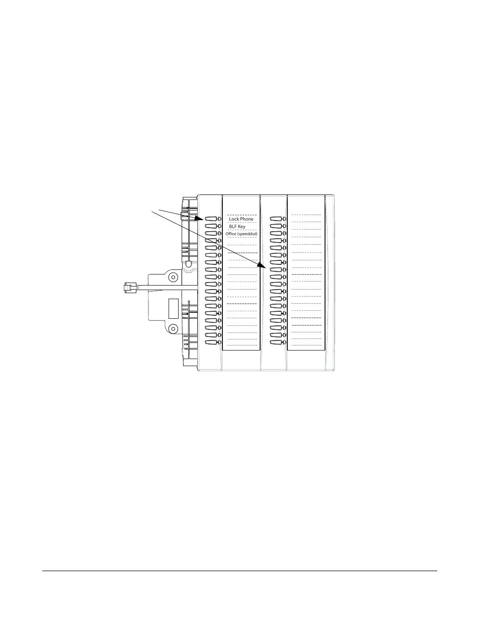 Reference, Using the expansion module, M670i expansion module | References, Press-and-hold to create a speeddial key, Model m670i expansion module | Aastra Telecom 6753I User Manual | Page 209 / 226