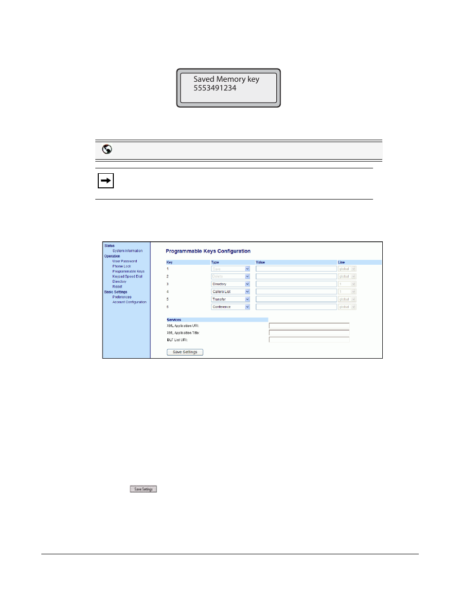 Line keys and programmable keys | Aastra Telecom 6753I User Manual | Page 64 / 226