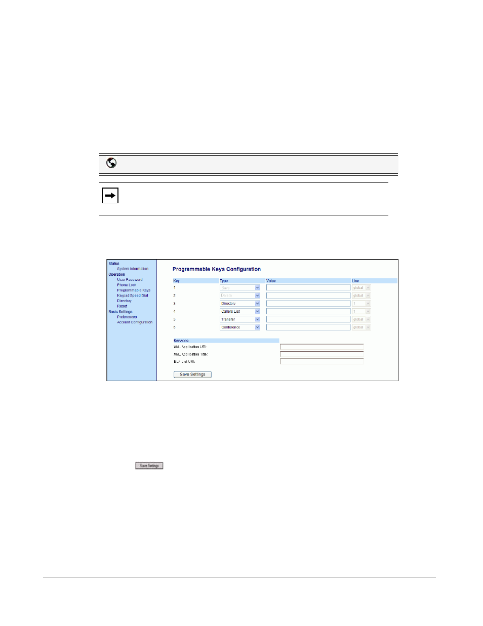 Flash key, Configuring a flash key, Line keys and programmable keys | Aastra Telecom 6753I User Manual | Page 76 / 226
