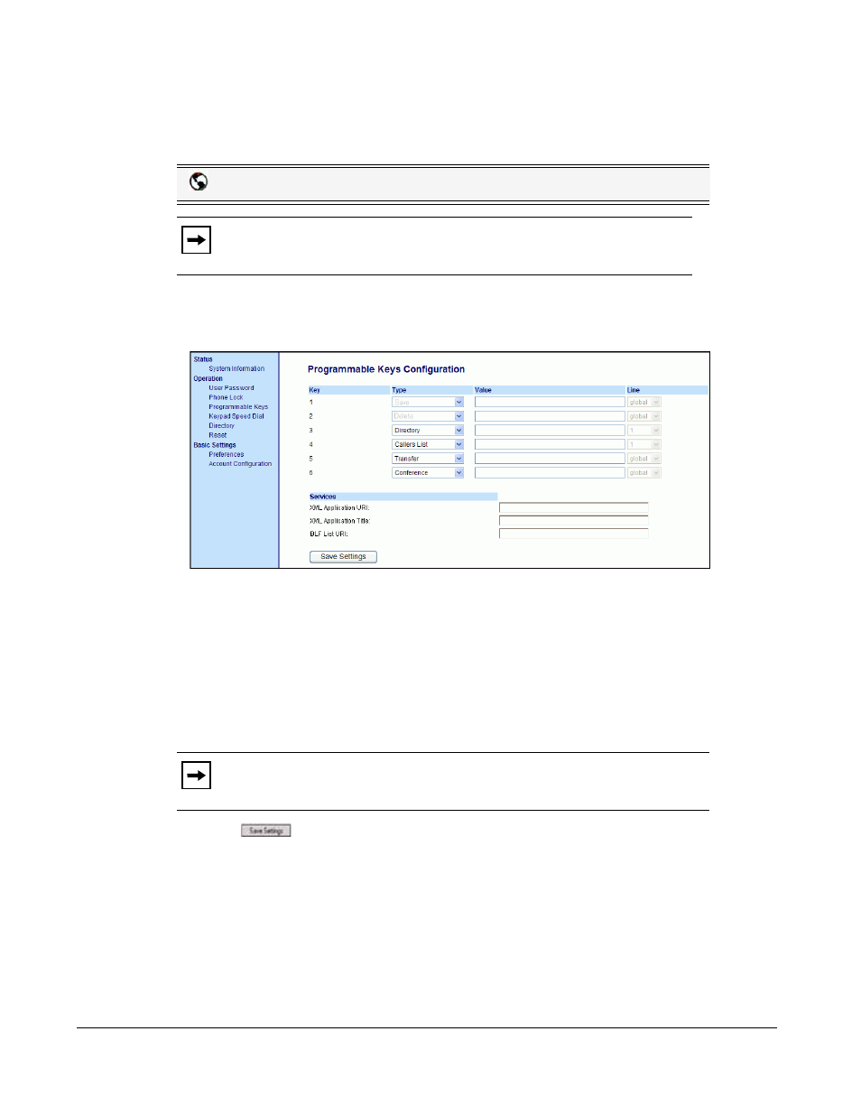 Line keys and programmable keys | Aastra Telecom 6753I User Manual | Page 78 / 226