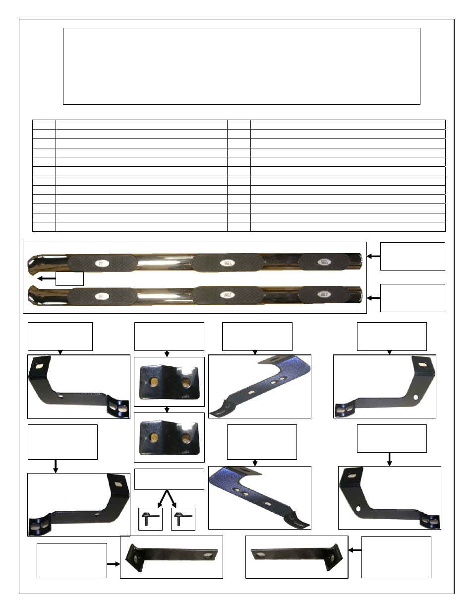 Aries Automotive 364013-2 User Manual | 4 pages