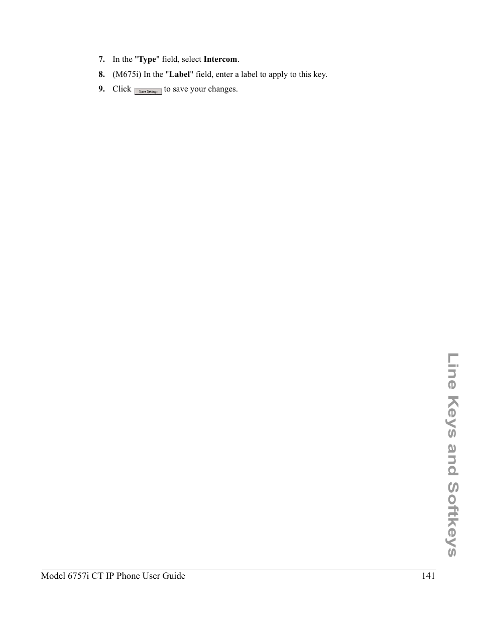 Line keys and softkeys | Aastra Telecom 6757I CT User Manual | Page 151 / 310