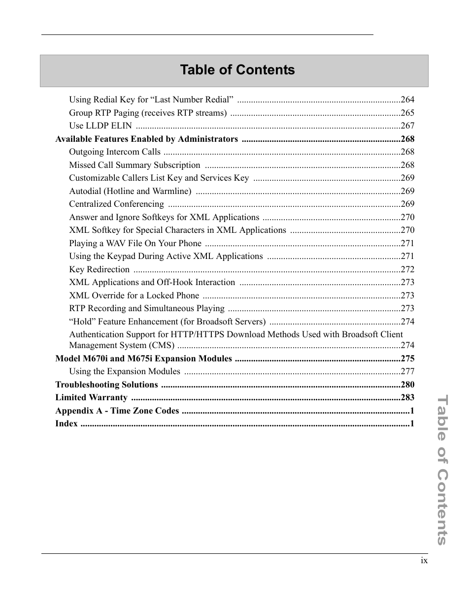 Aastra Telecom 6757I CT User Manual | Page 9 / 310