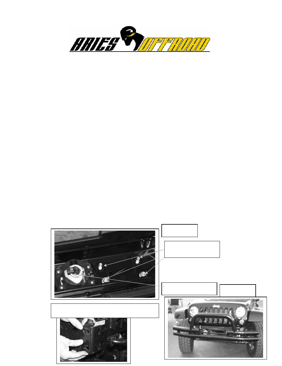 Aries Automotive W15500-2 User Manual | 1 page