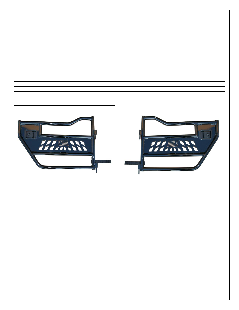 Aries Automotive 25009 User Manual | 3 pages